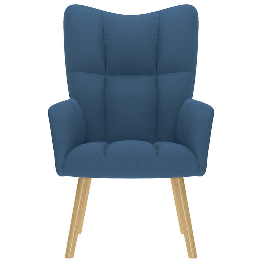 vidaXL Relaxstoel Stof Blauw - 42% Korting!