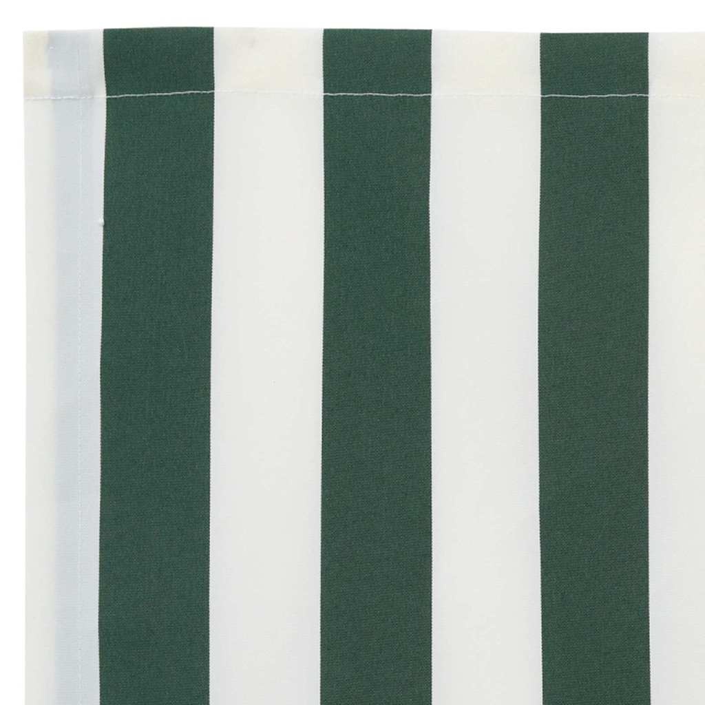 vidaXL Vervangingsdoek Zonnescherm Groen/Wit (350x250 cm) - 59% Korting!