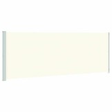 vidaXL Uittrekbaar Tuinscherm 220x600 cm Crème - 35% Korting!