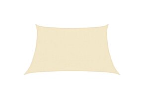 vidaXL Zonnezeil HDPE 3/4x2m Crème - 42% Korting!