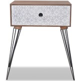 vidaXL Nachtkastje Bruin - 35% Korting!