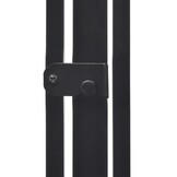 vidaXL Openhaardhek Staal Zwart - 30% Korting