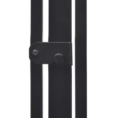 vidaXL Openhaardhek Staal Zwart - 30% Korting