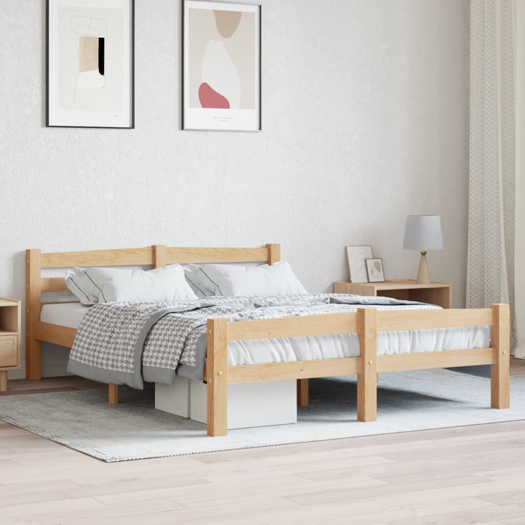 vidaXL Bedframe Grenenhout 120x200 cm - Nu met 35% Korting!