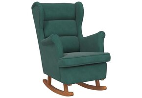 VidaXL Schommelstoel Fluweel Donkergroen - 35% Korting!