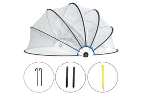 vidaXL Zwembadkoepel 500x250 cm | 35% Korting