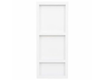 vidaXL Douchenis 41x99x9 cm Hoogglans Wit - 69% Korting