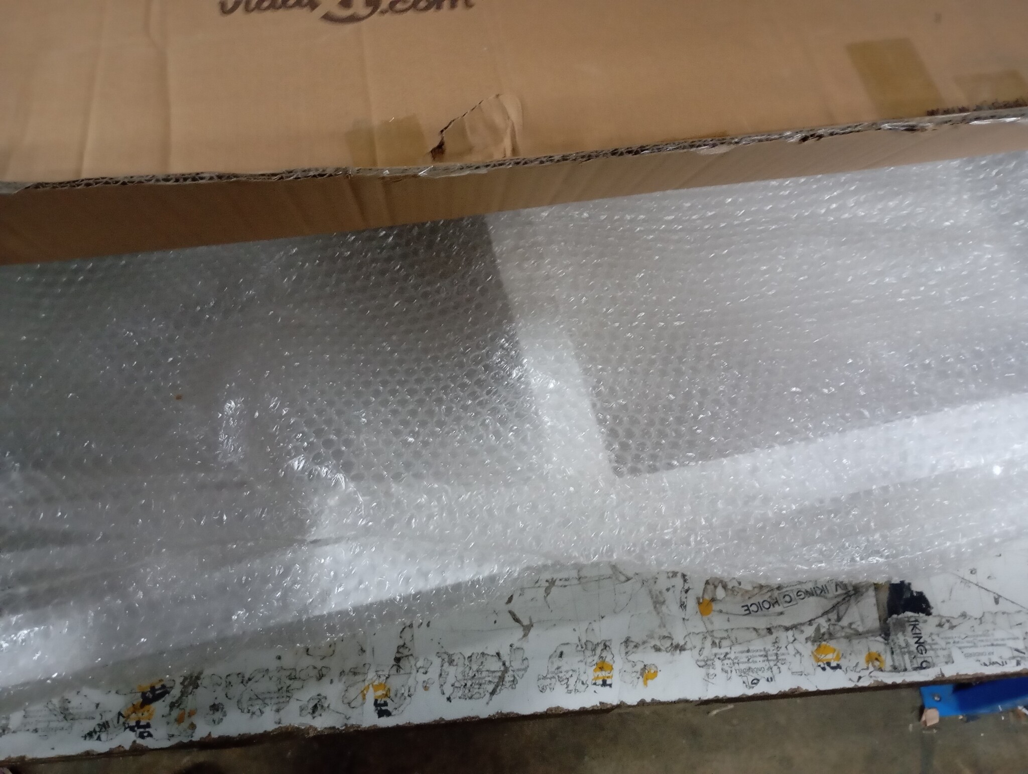 vidaXL Douchenis 41x99x9 cm Hoogglans Wit - 69% Korting