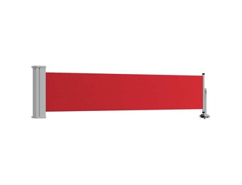 vidaXL Uittrekbaar Tuinscherm 60x300 cm Rood - 42% Korting