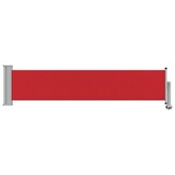 vidaXL Uittrekbaar Tuinscherm 60x300 cm Rood - 42% Korting