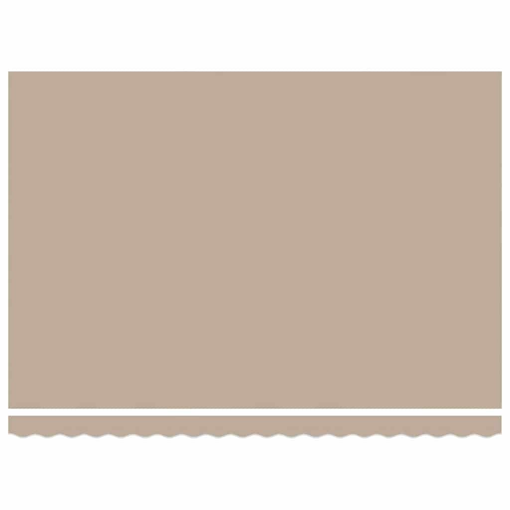 vidaXL Vervangingsdoek Zonnescherm Beige 450x350cm Canvas | 35% Korting