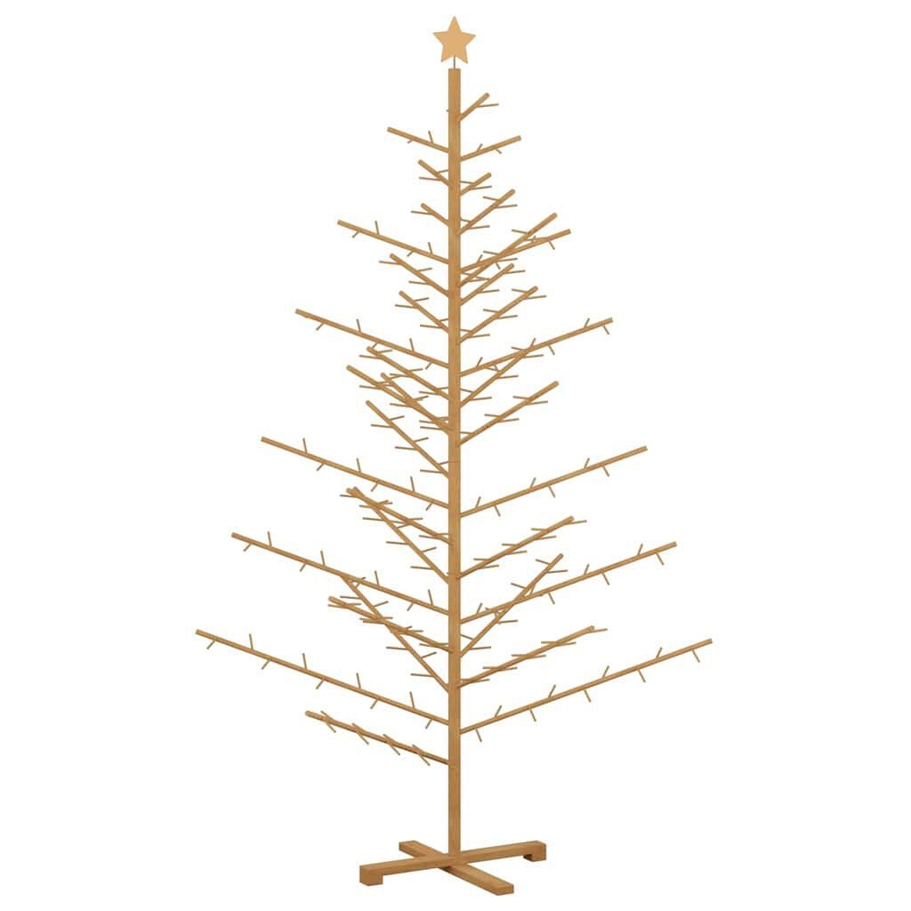 vidaXL Houten Kerstboom 210cm - 37% Korting! - Bruin