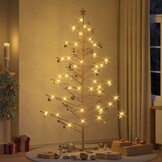 vidaXL Houten Kerstboom 210cm - 37% Korting! - Bruin