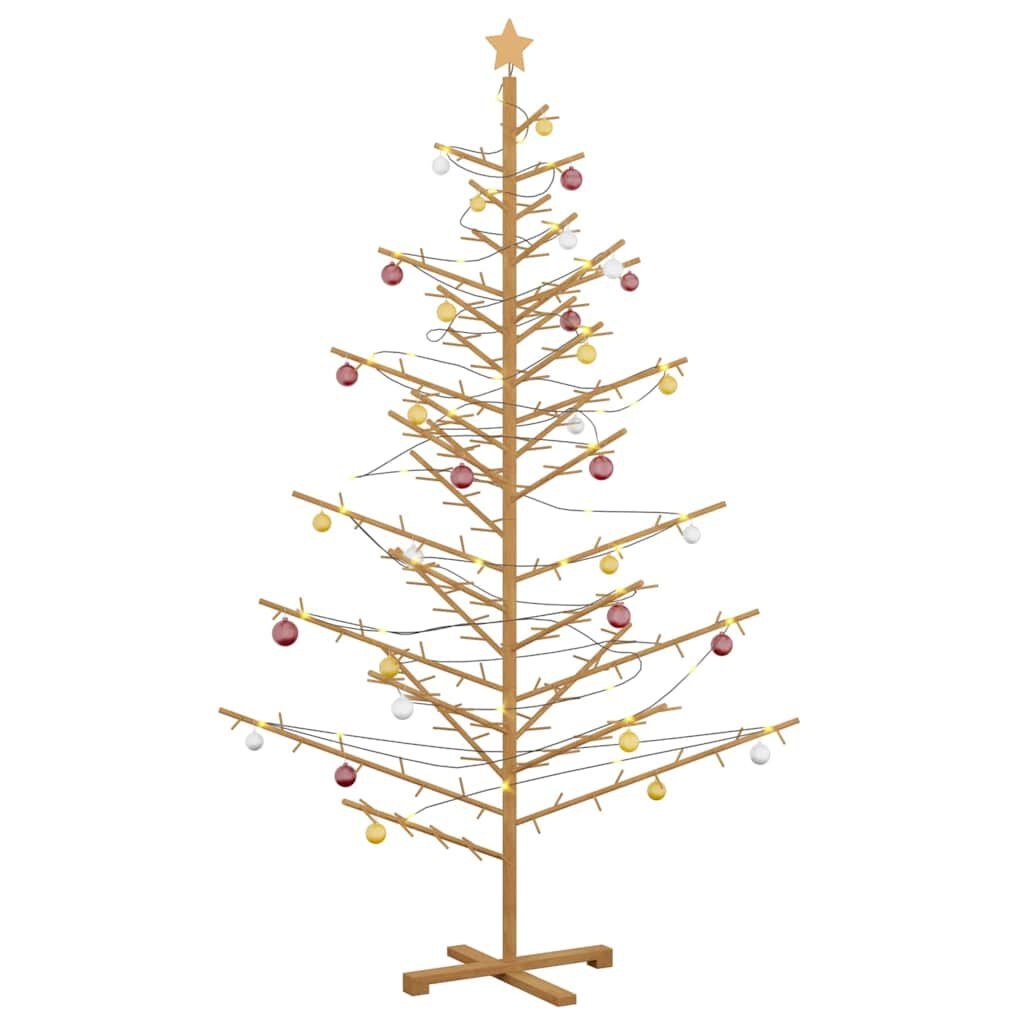 vidaXL Houten Kerstboom 210cm - 37% Korting! - Bruin
