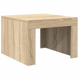 VidaXL Salontafel 50x50x35cm Sonoma Eiken | 55% Korting