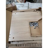 VidaXL Salontafel 50x50x35cm Sonoma Eiken | 55% Korting