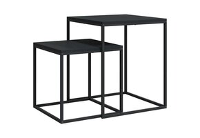 vidaXL Salontafelset: Bewerkt Hout & Metaal - Nu 35% Korting!