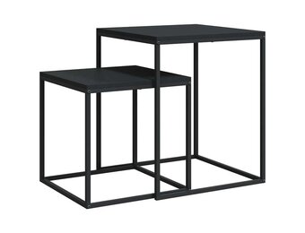 vidaXL Salontafelset: Bewerkt Hout & Metaal - Nu 35% Korting!