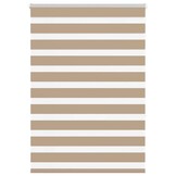 vidaXL Zebra Gordijn Zandbruin 95x150cm - 47% Korting