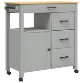 vidaXL Keukentrolley MONZA 84x40x90 cm - 55% korting!