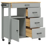 vidaXL Keukentrolley MONZA 84x40x90 cm - 55% korting!