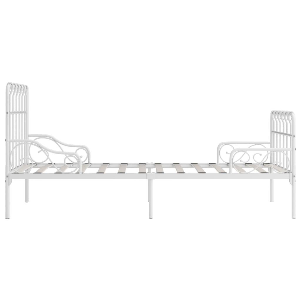 vidaXL Bedframe Metaal Wit 90x200 - 35% Korting
