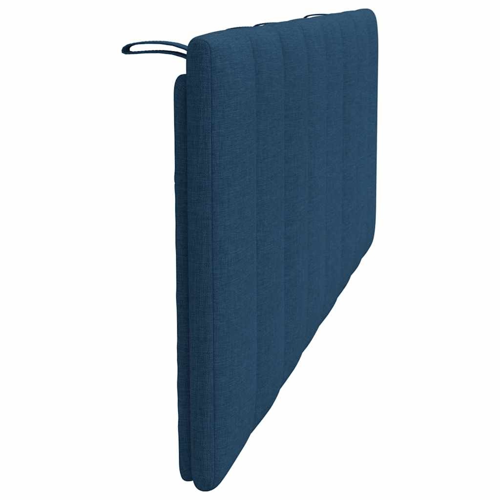 vidaXL Hoofdbordkussen Hanko Blauw 140cm - 35% Korting