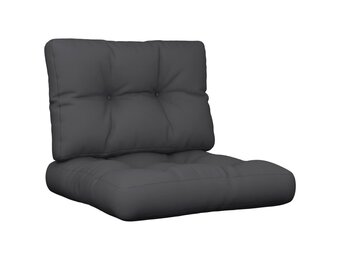 vidaXL Palletkussens Zwart (60% Korting!) - Set van 2