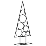 vidaXL Kerstboom 60cm Metaal Zwart - 35% Korting!