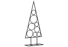 vidaXL Kerstboom 60cm Metaal Zwart - 35% Korting!