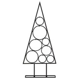 vidaXL Kerstboom 60cm Metaal Zwart - 35% Korting!