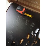 vidaXL Tuinpoort Corten Staal 85x75 cm met Boomdesign - Zwart (55% Korting)