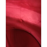 VidaXL Kuipstoel Fluweel Wijnrood | 60% Korting