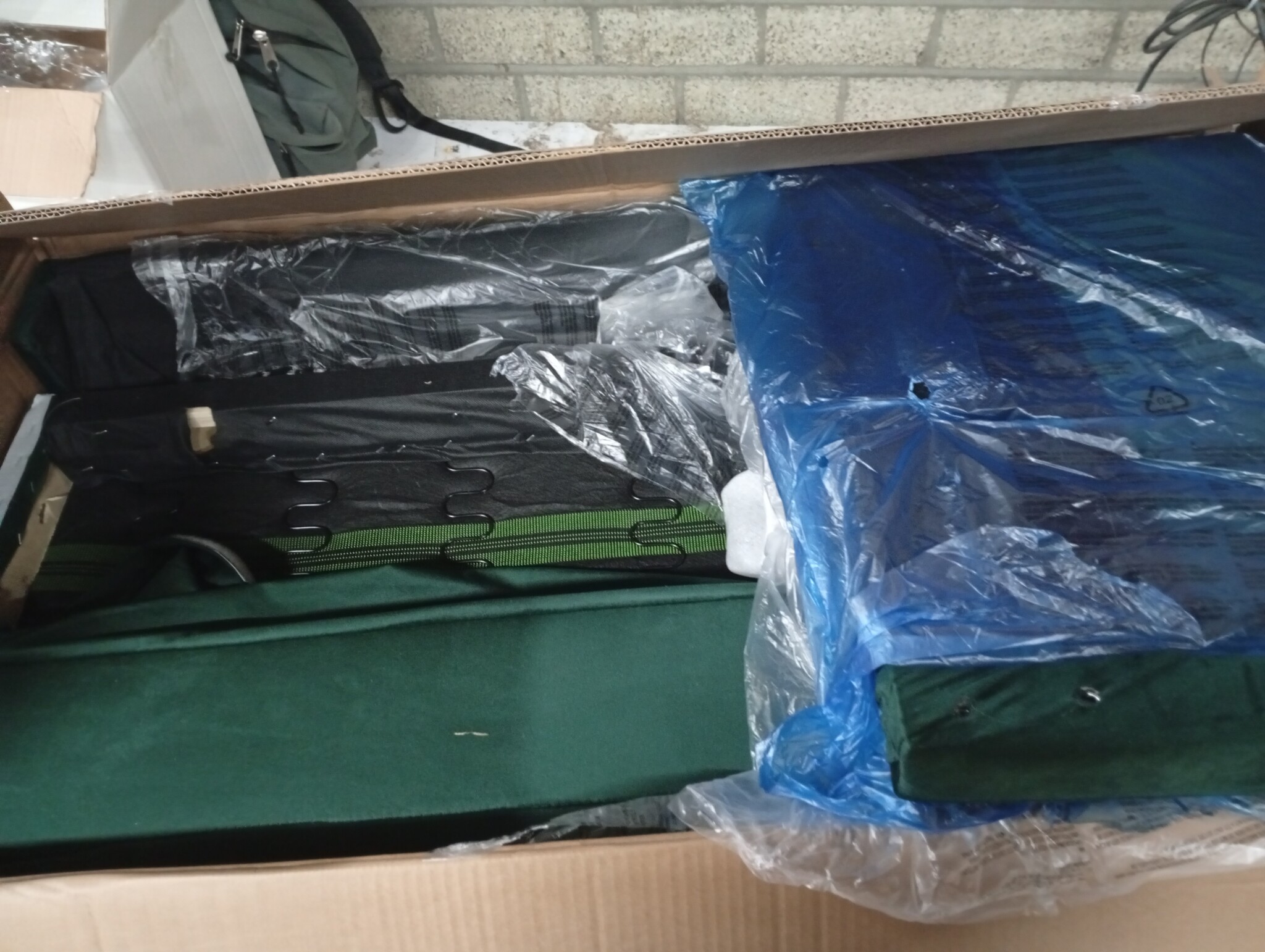 vidaXL Loveseat Bank 109cm Fluweel Donkergroen - 55% Korting!