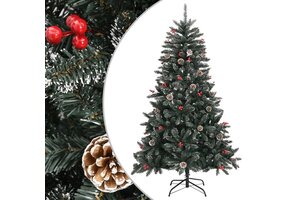 VidaXL Kunstkerstboom 120 cm PVC Groen - 35% Korting!