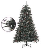 VidaXL Kunstkerstboom 120 cm PVC Groen - 35% Korting!