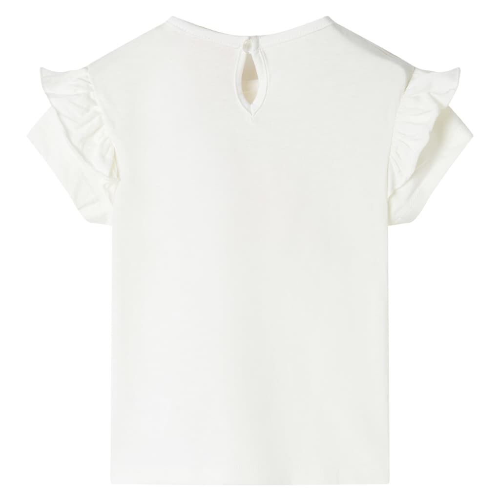 Kindershirt Ecru Maat 128 - 35% Korting op Retour