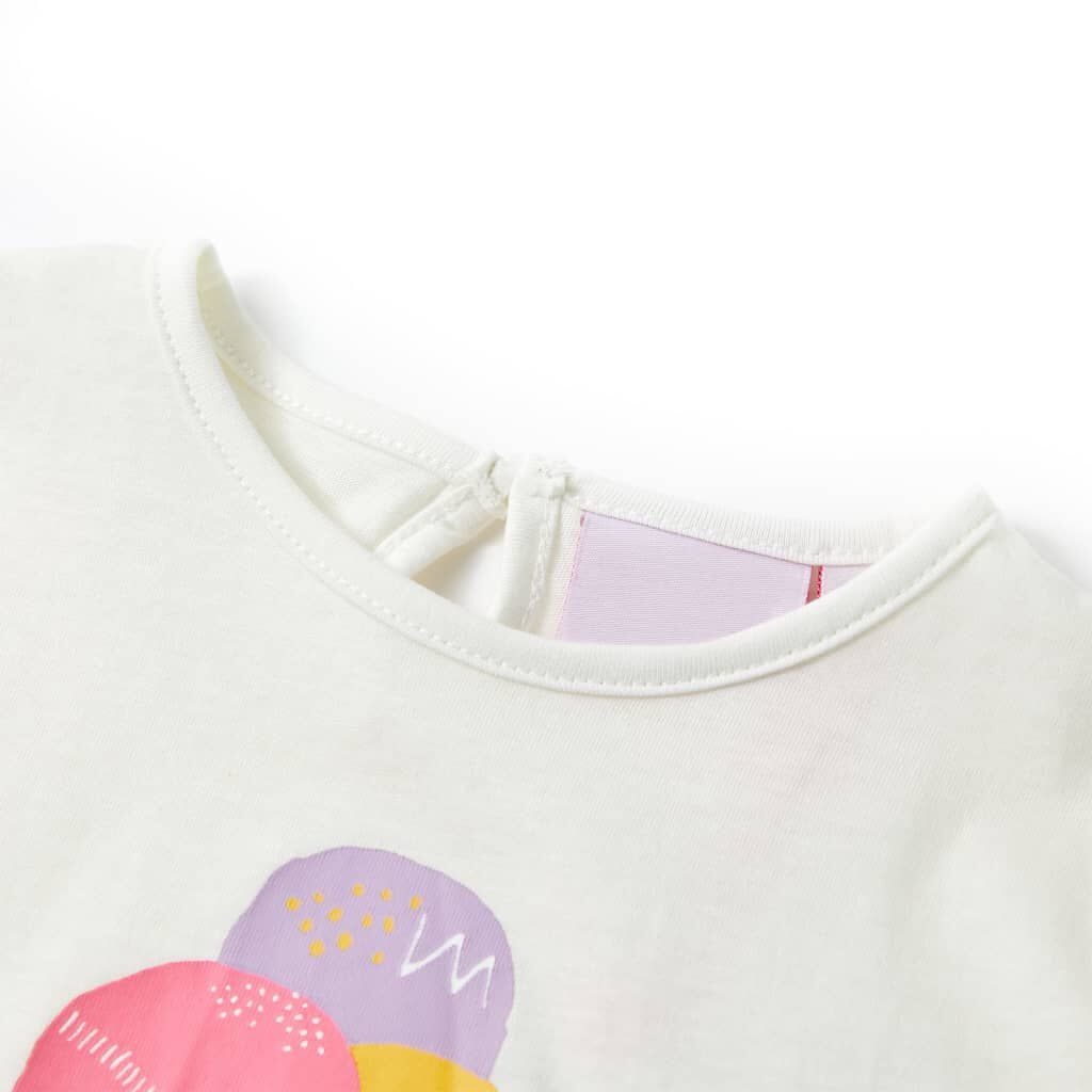 Kindershirt Ecru Maat 128 - 35% Korting op Retour