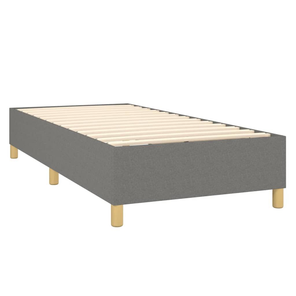 vidaXL Bedframe Donkergrijs Stof (80x200 cm) - 35% Korting!