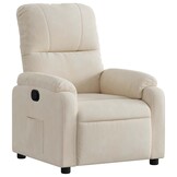vidaXL Fauteuil Verstelbaar Microvezel Beige - 35% Korting!