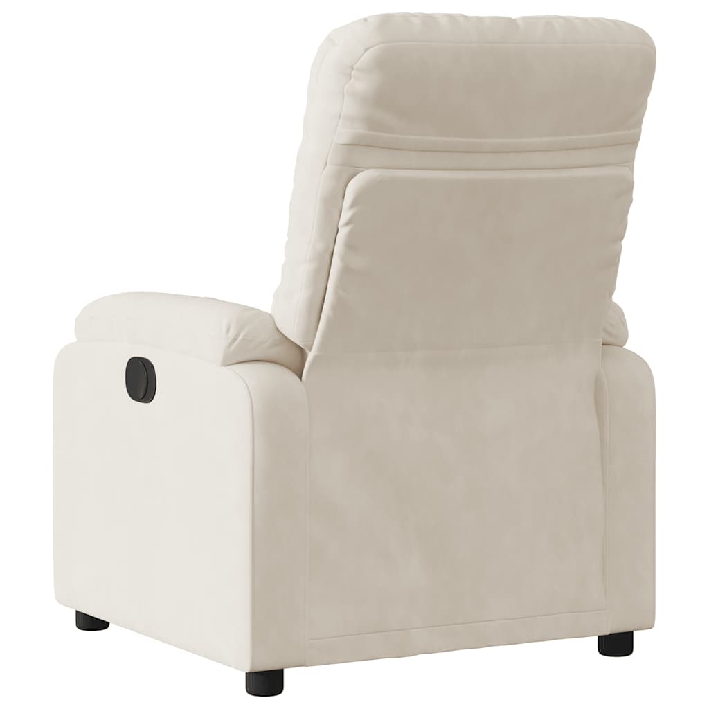 vidaXL Fauteuil Verstelbaar Microvezel Beige - 35% Korting!