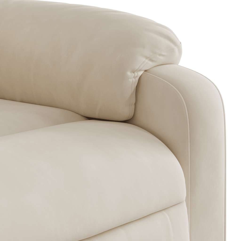 vidaXL Fauteuil Verstelbaar Microvezel Beige - 35% Korting!