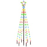 vidaXL Kerstboom met Grondpin - 180 cm - 108 LED's - 55% Korting