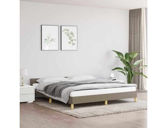 vidaXL Bedframe Taupe Stof 160x200 cm | Nu 35% Korting!