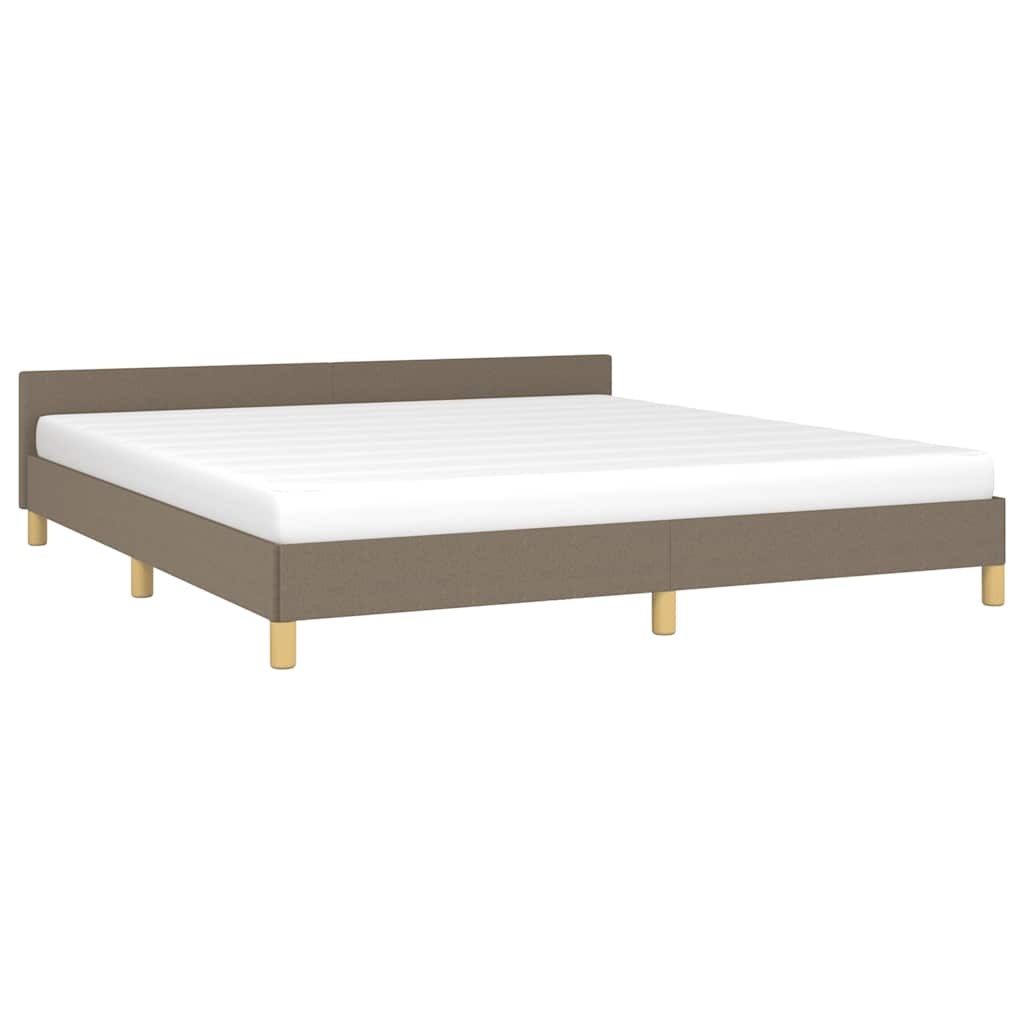 vidaXL Bedframe Taupe Stof 160x200 cm | Nu 35% Korting!
