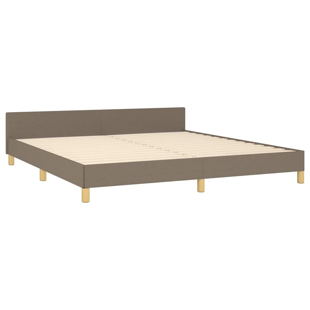 vidaXL Bedframe Taupe Stof 160x200 cm | Nu 35% Korting!
