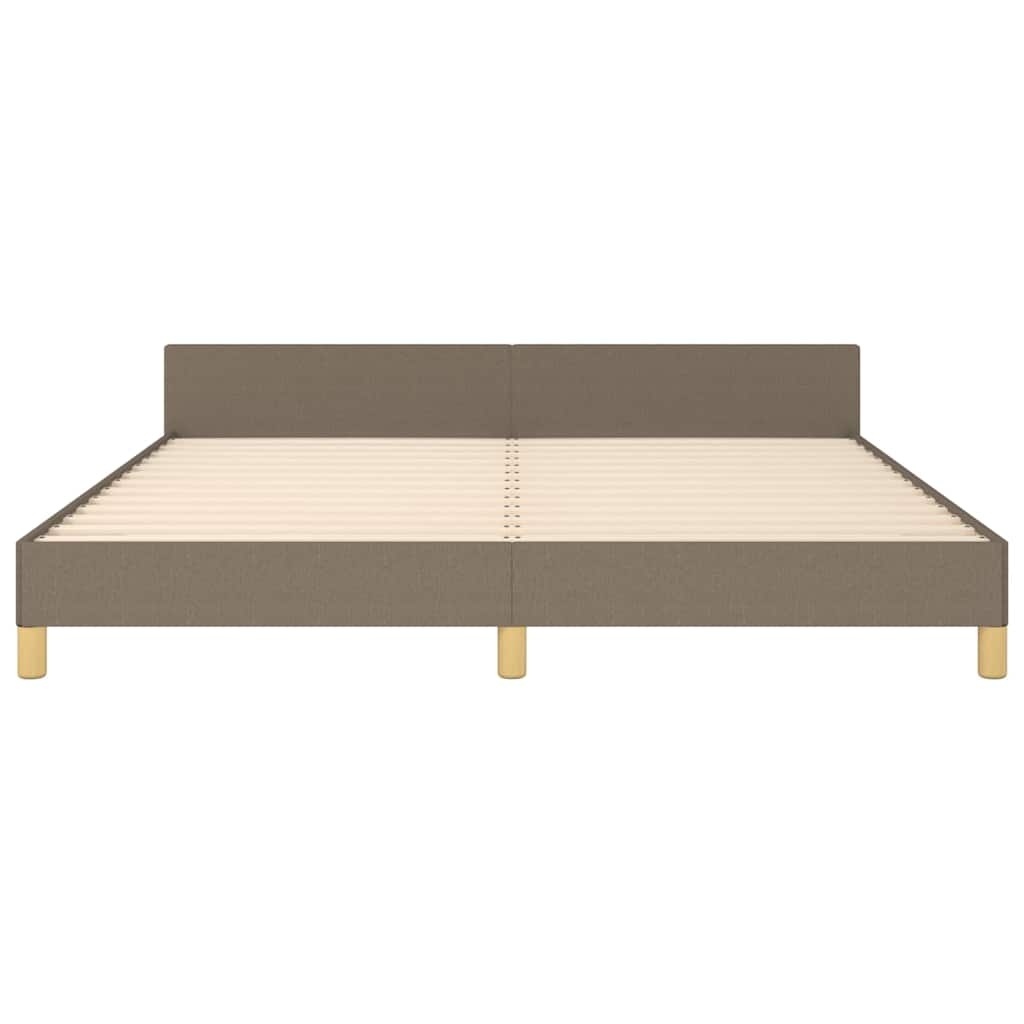 vidaXL Bedframe Taupe Stof 160x200 cm | Nu 35% Korting!