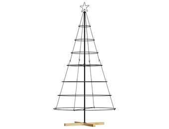 vidaXL Kerst Cone Boom Zwart 180 cm - Nu met 35% Korting!