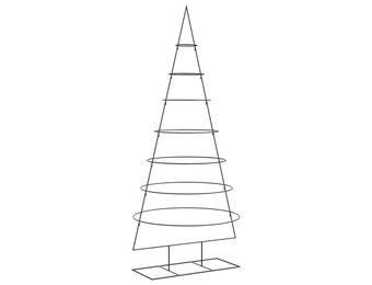 vidaXL Kerstboom 210 cm Metaal Zwart - Nu 35% Korting!