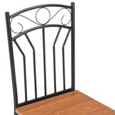 vidaXL Eetkamerstoelen (2 st.) - Bruin/Zwart - Nu 55% Korting!